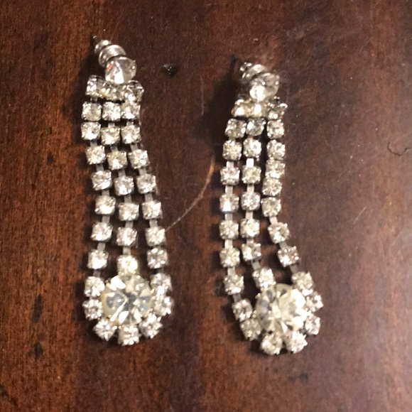 Various Rhinestone earrings - Picture 2 of 5